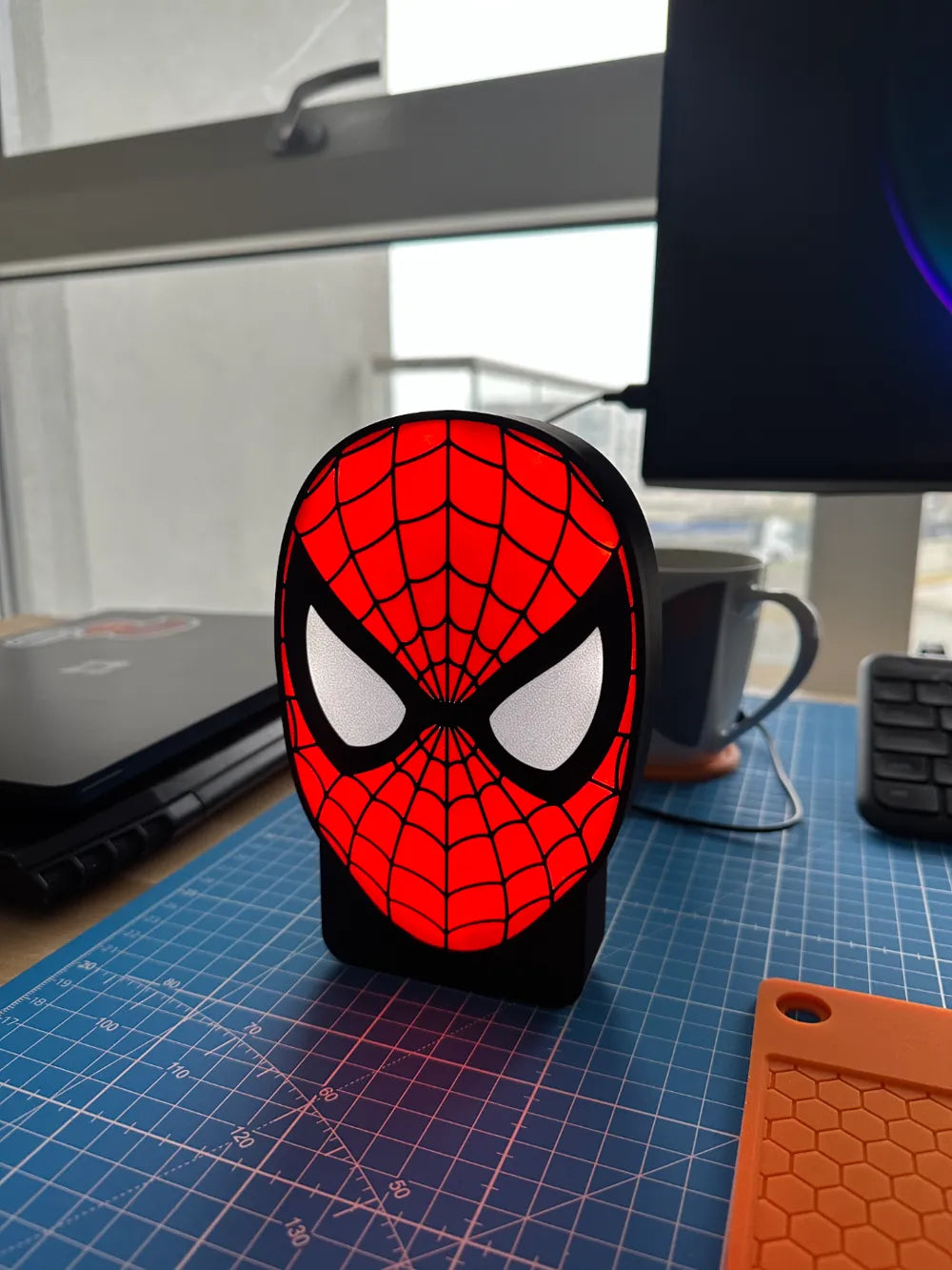 Caja De Luz Spiderman