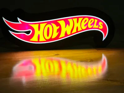 Caja de luz Hot Wheels