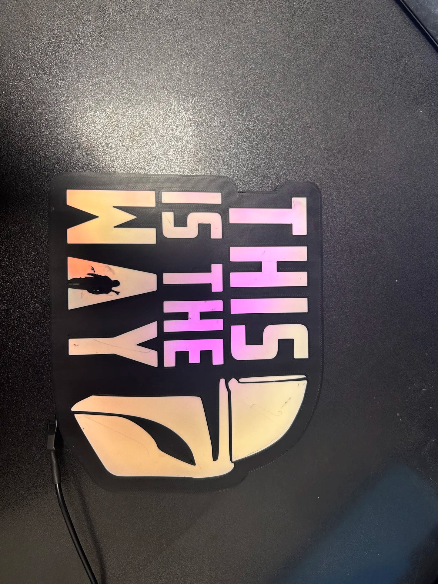 Caja de luz The Mandalorian