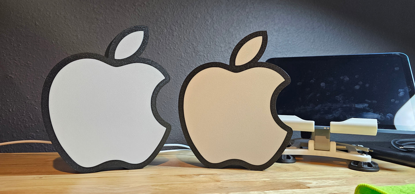 Logo Apple Caja De Luz