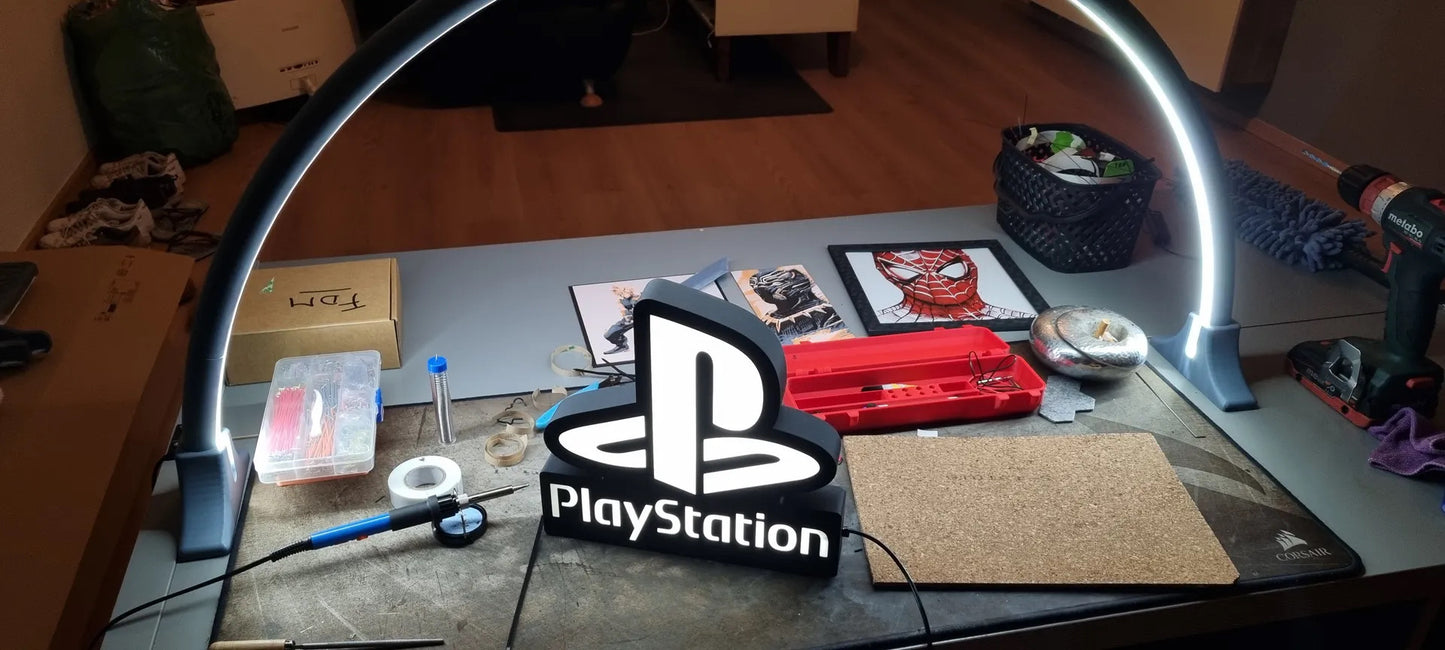 Playstation Logo Caja De Luz