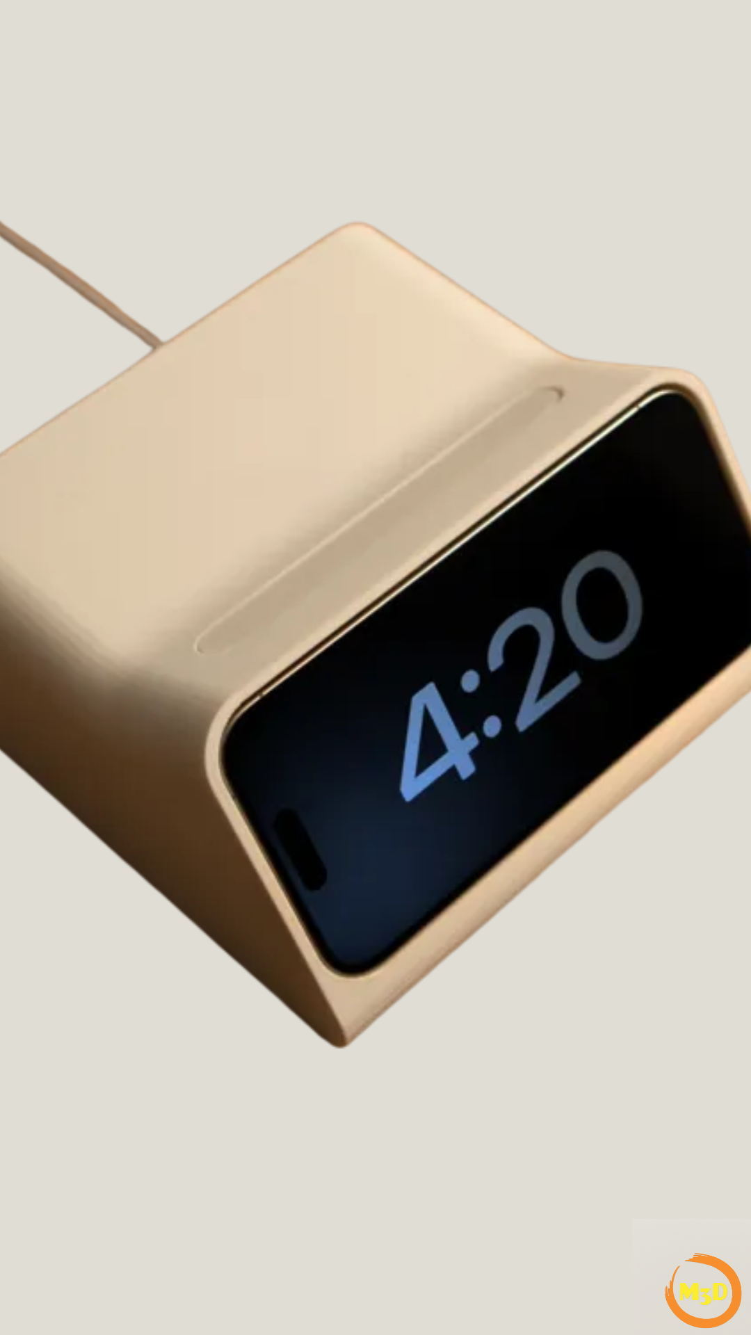 Cargador/Reloj de Escritorio para Smartphones