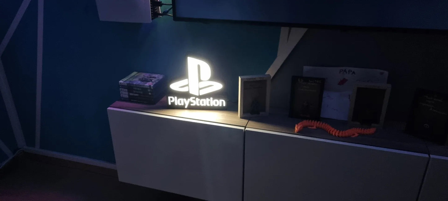 Playstation Logo Caja De Luz