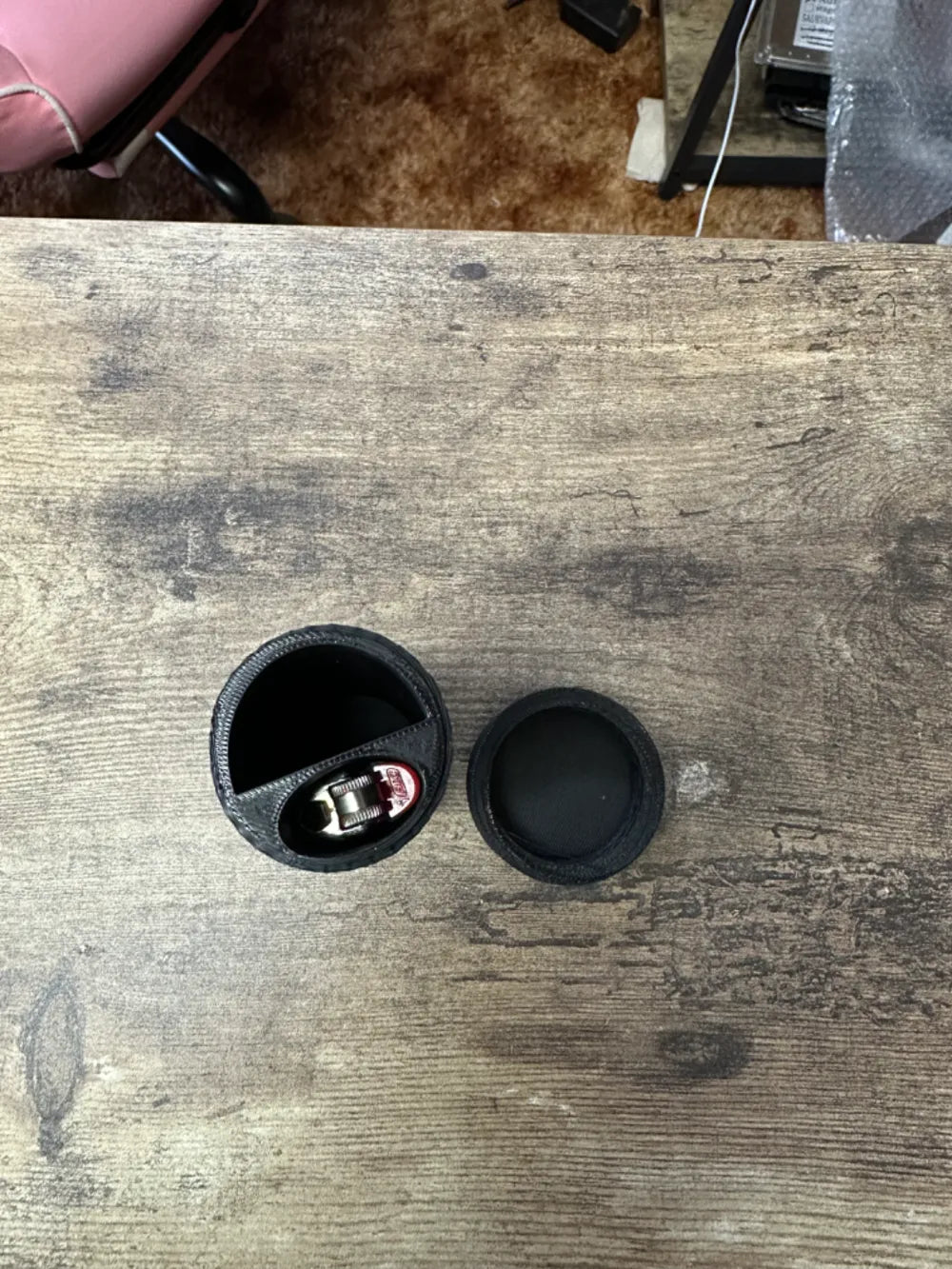 Contenedor de encendedor y cigarros a prueba de agua