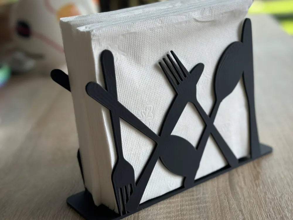 Servilletero Decorativo Diseño de Cubiertos