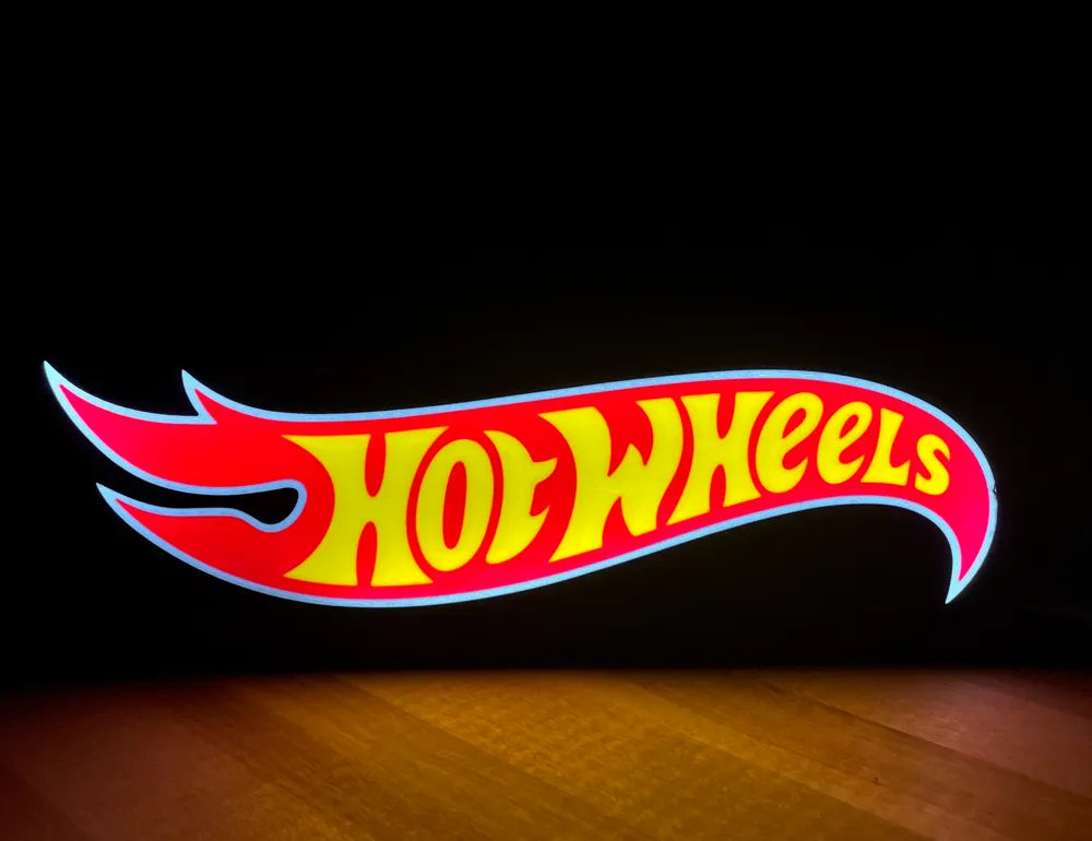 Caja de luz Hot Wheels