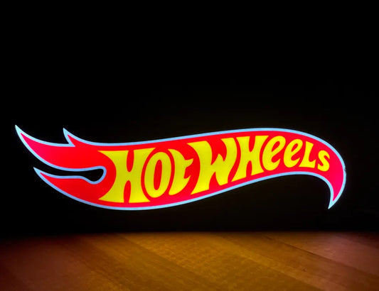 Caja de luz Hot Wheels