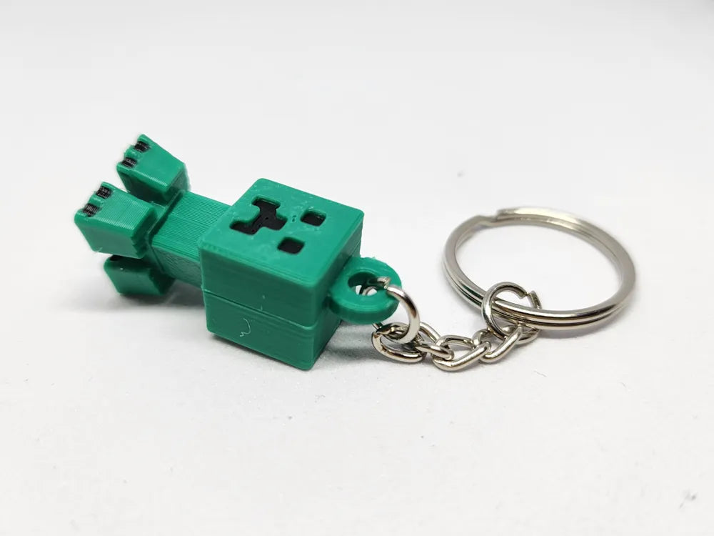 Kit Llavero y/o Figurita Para Armar Kreeper Minecraft