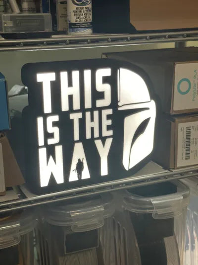 Caja de luz The Mandalorian