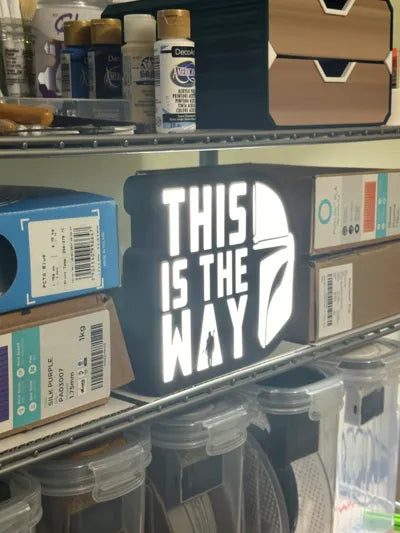 Caja de luz The Mandalorian