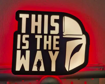 Caja de luz The Mandalorian