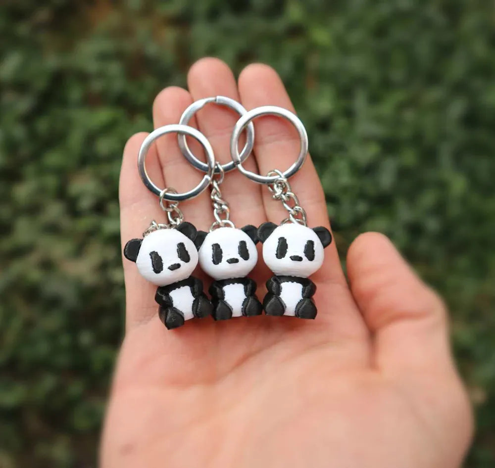 Figuritas y/o llaveros mini panda