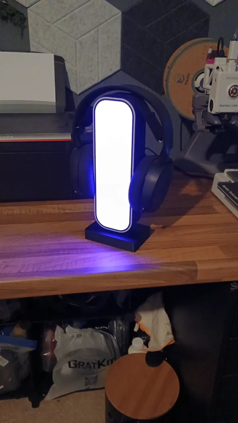 Porta Audífonos Customizable LED 1001